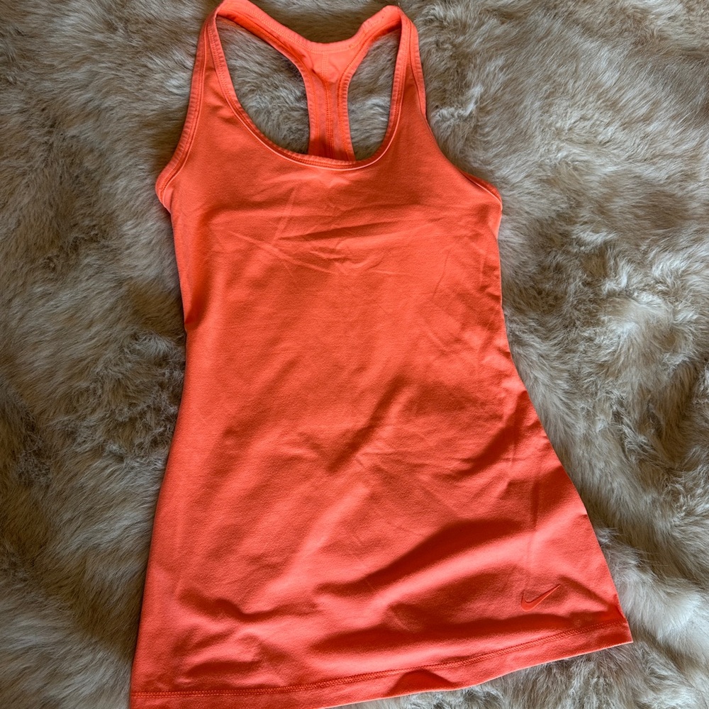 Nike Women's Vibrant Orange Tank Top